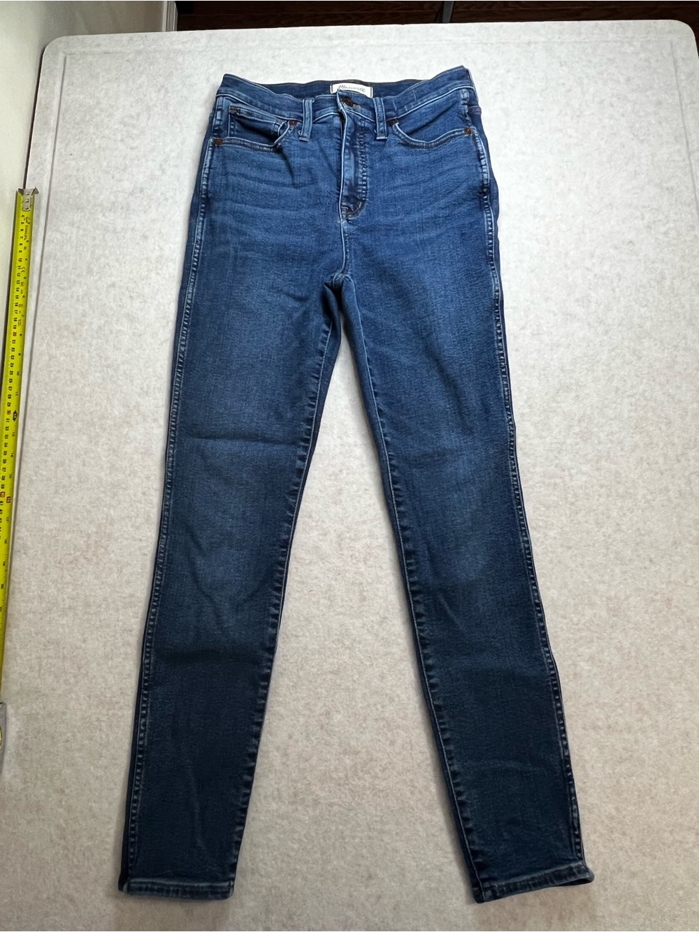 Madewell 10" High Rise Skinny Jeans Tencel Denim Edition Size 27 Medium Wash